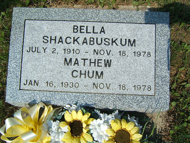 Headstone image of Chum