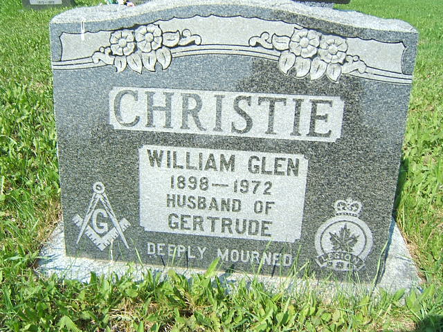 Headstone image of Christie