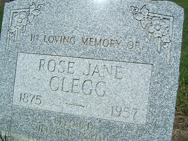 Headstone image of Clegg