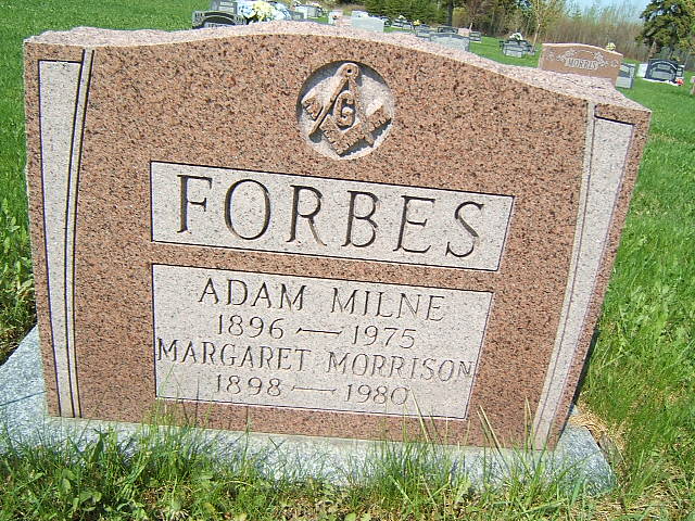Headstone image of Forbes