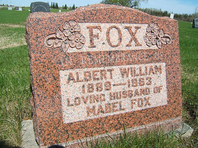 Headstone image of Fox