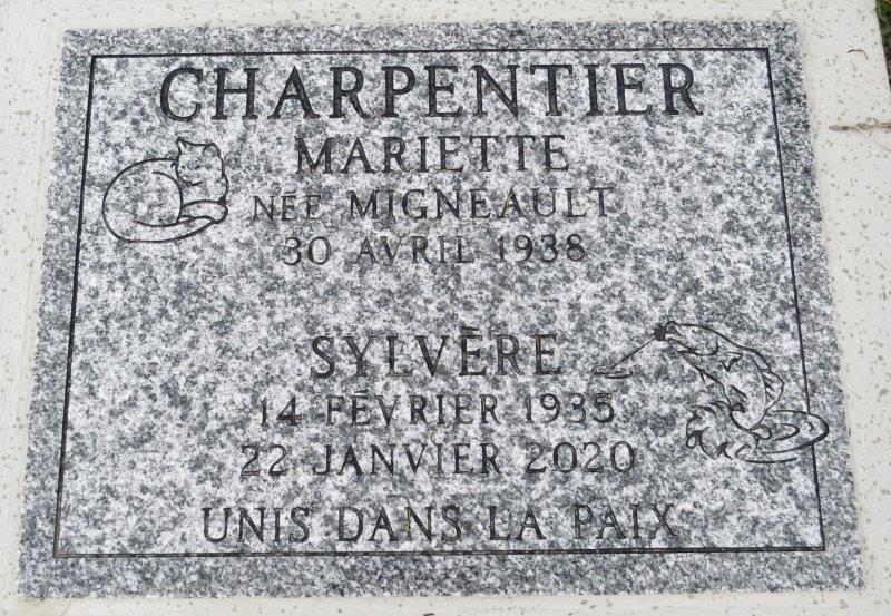 Headstone image of Charpentier