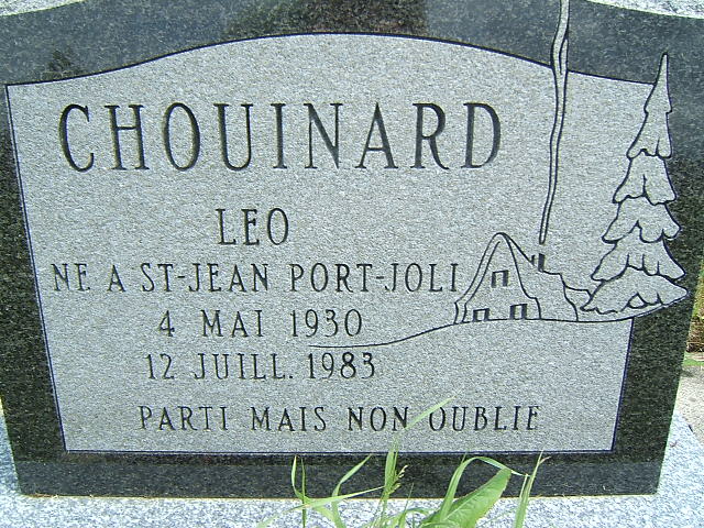 Headstone image of Chouinard