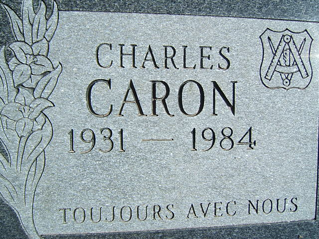Headstone image of Caron