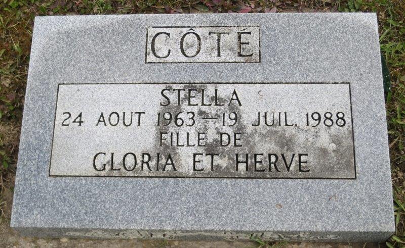 Headstone image of Côté