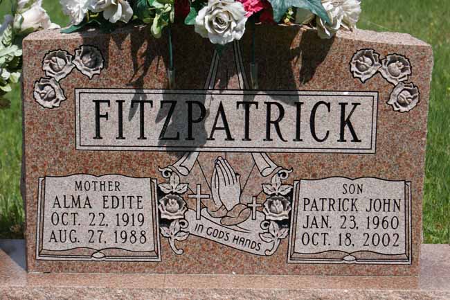 Headstone image of Fitzpatrick