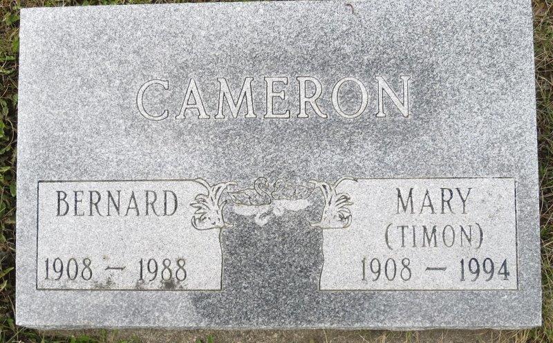 Headstone image of Cameron