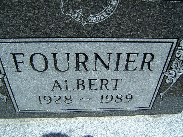 Headstone image of Fournier