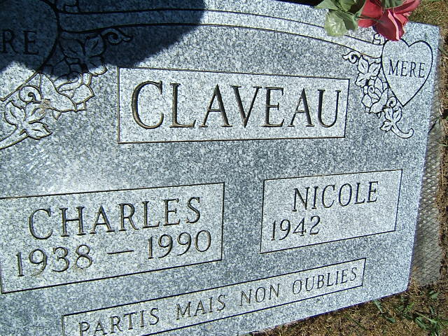 Headstone image of Claveau