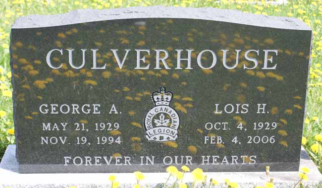 Headstone image of Culverhouse