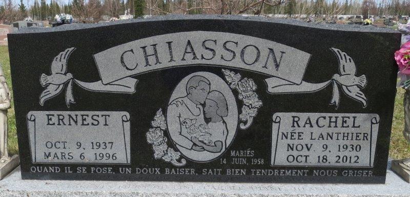 Headstone image of Chiasson