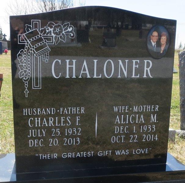 Headstone image of Chaloner