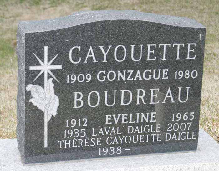 Headstone image of Cayouette