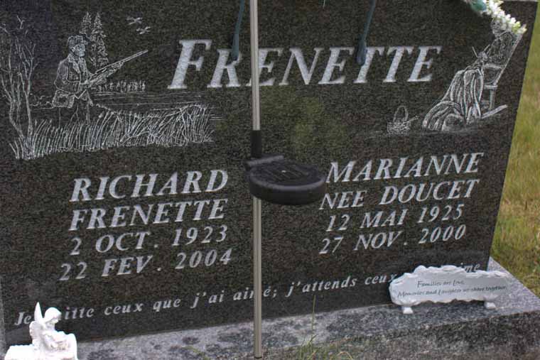 Headstone image of Frenette