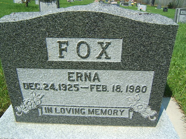 Headstone image of Fox