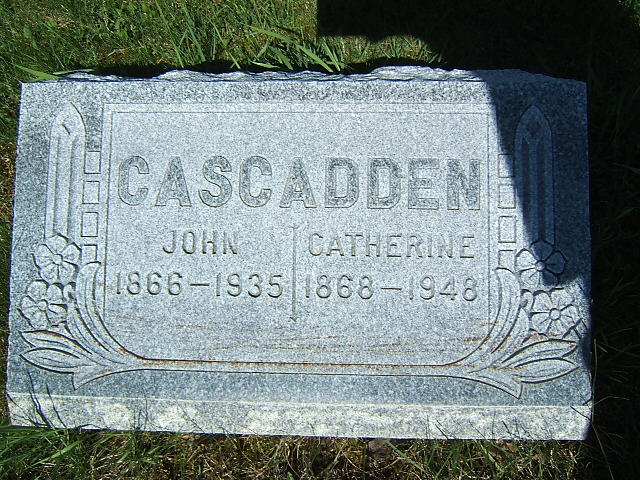 Headstone image of Cascadden