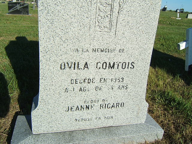 Headstone image of Comtois