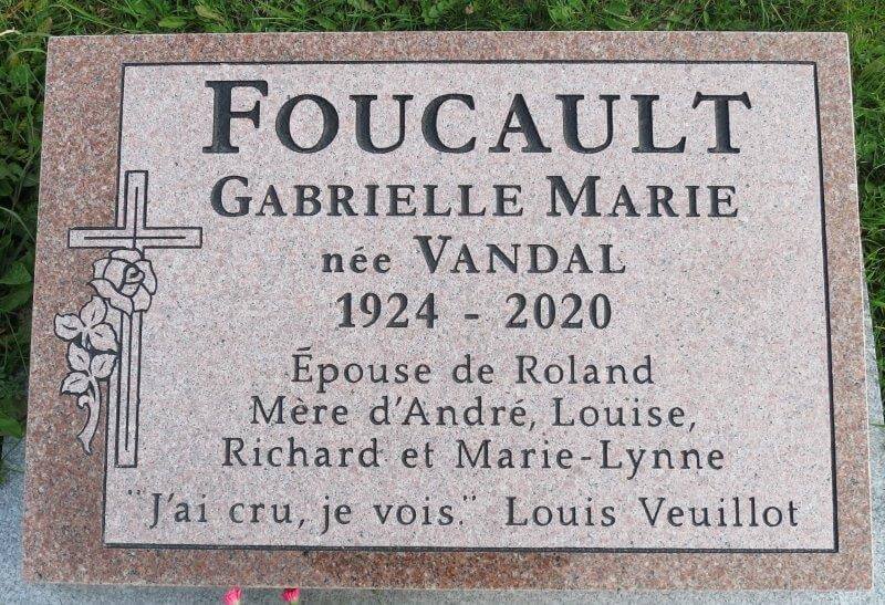 Headstone image of Foucault