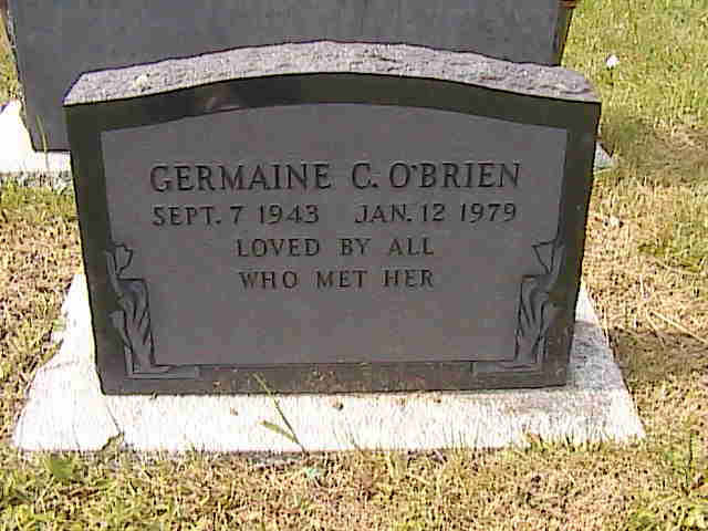 Headstone image of O'Brien