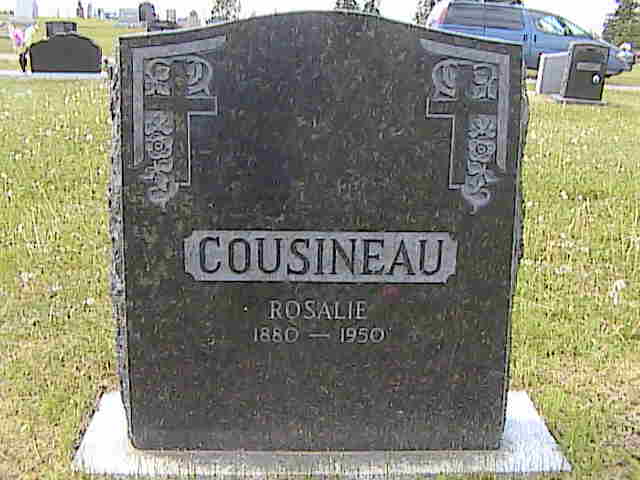 Headstone image of Cousineau