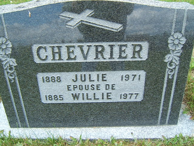 Headstone image of Chevrier