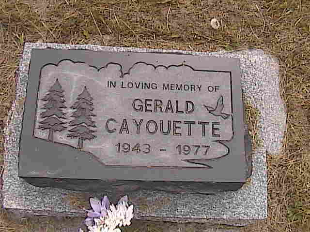 Headstone image of Cayouette