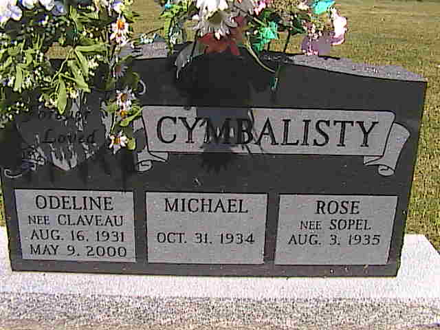Headstone image of Cymbalisty