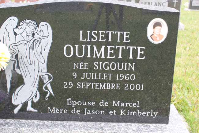 Headstone image of Ouimette