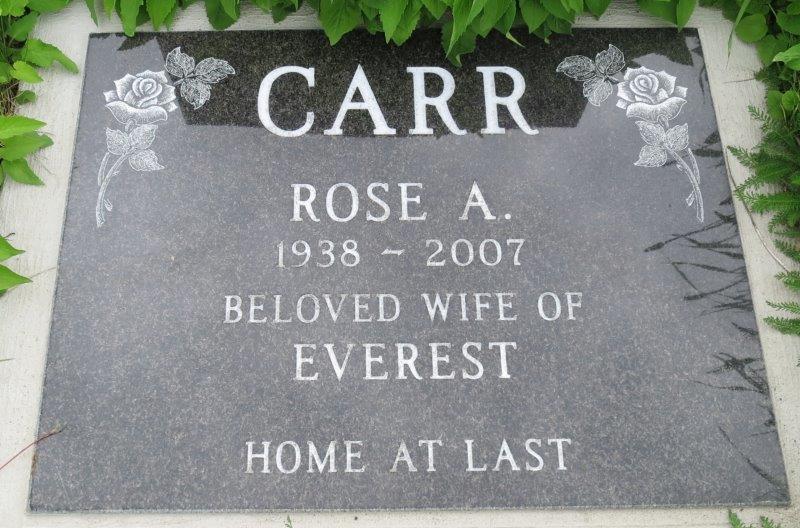 Headstone image of Carr