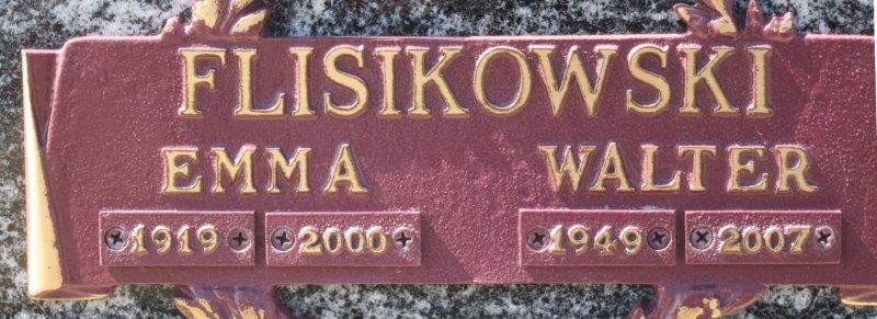 Headstone image of Flisikowski