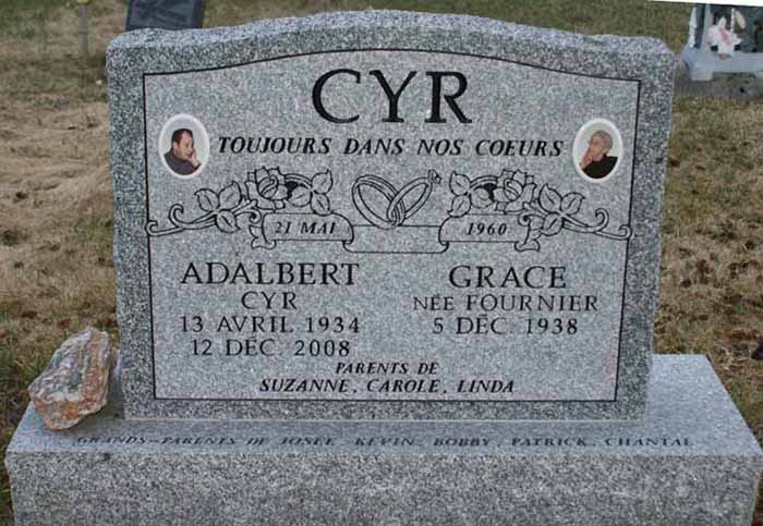 Headstone image of Cyr