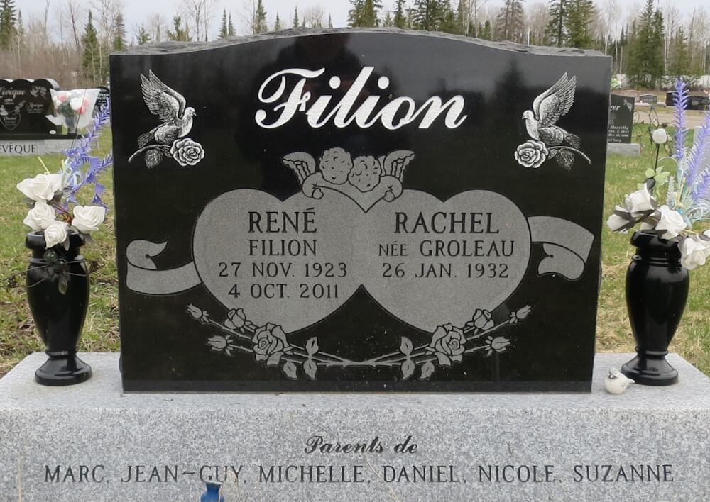 Headstone image of Filion