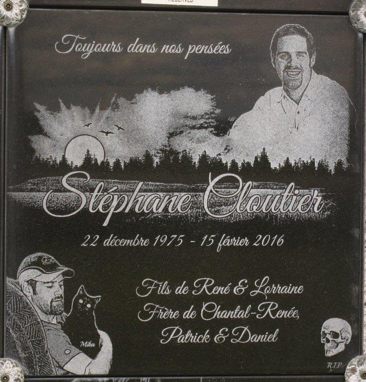 Headstone image of Cloutier