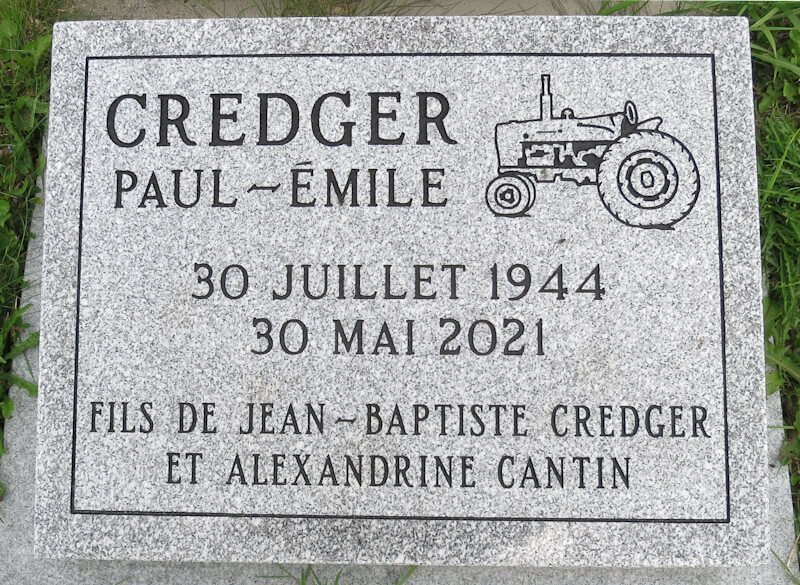 Headstone image of Credger