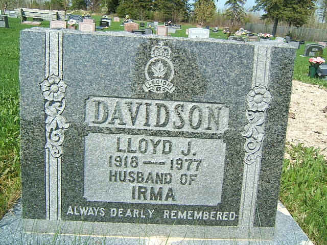 Headstone image of Davidson