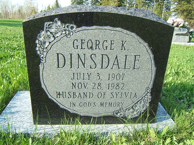 Headstone image of Dinsdale