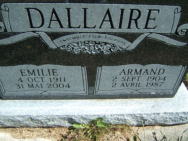 Headstone image of Dallaire