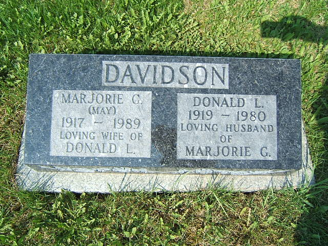 Headstone image of Davidson