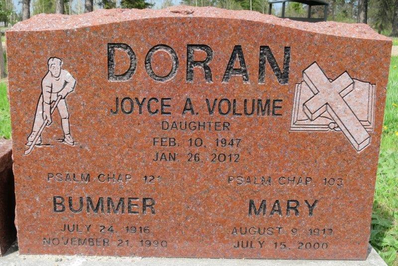 Headstone image of Doran
