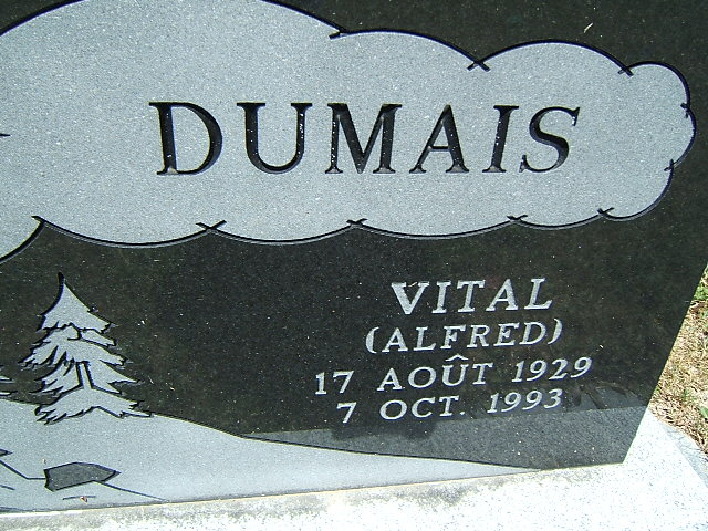 Headstone image of Dumais