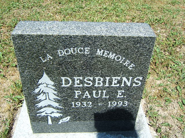 Headstone image of Desbiens