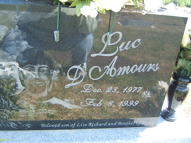 Headstone image of D'Amours