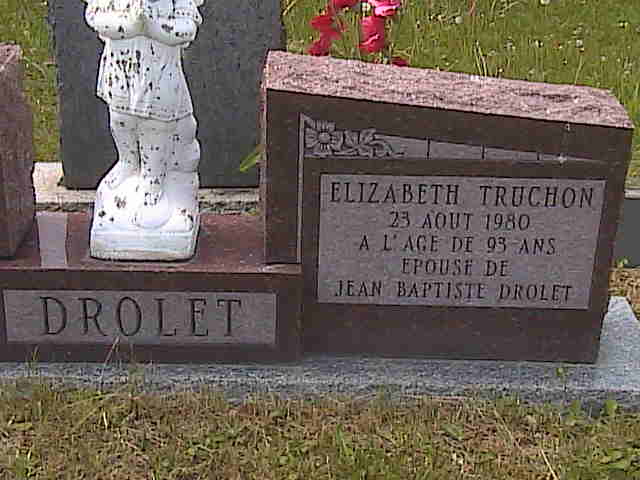 Headstone image of Drolet