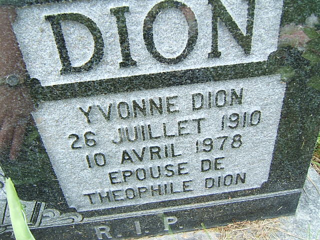 Headstone image of Dion