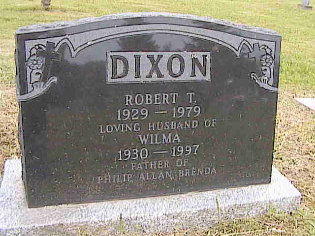 Headstone image of Dixon