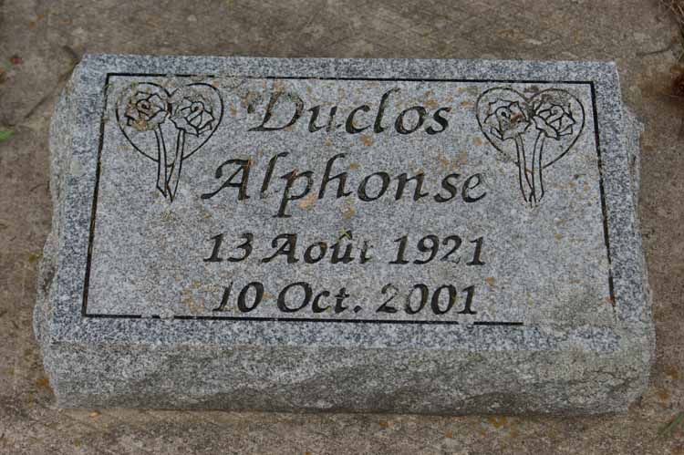 Headstone image of Duclos