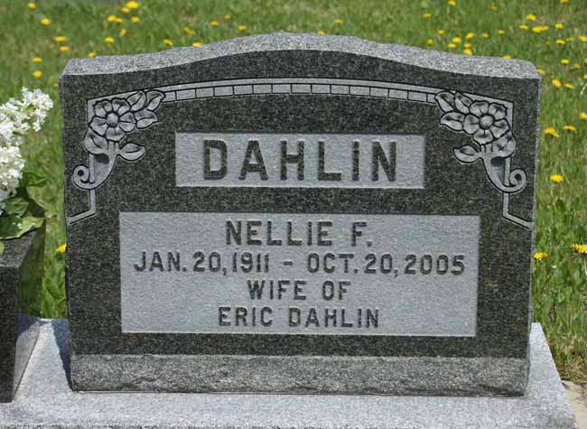 Headstone image of Dahlin