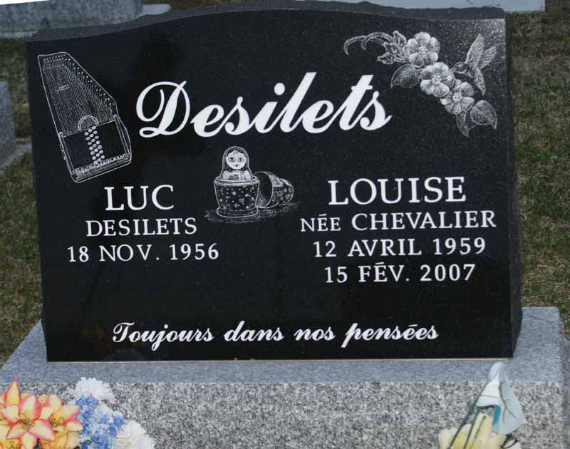 Headstone image of Désilets