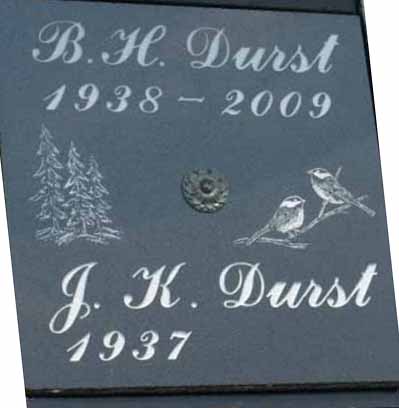 Headstone image of Durst