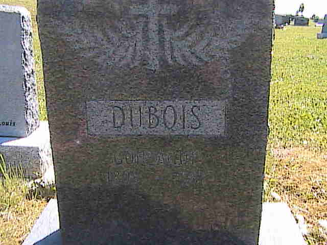 Headstone image of Dubois
